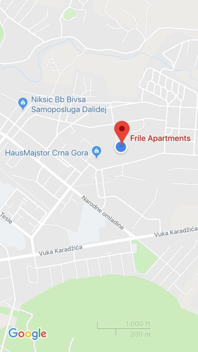 Nikšić Frile Apartments מראה חיצוני תמונה